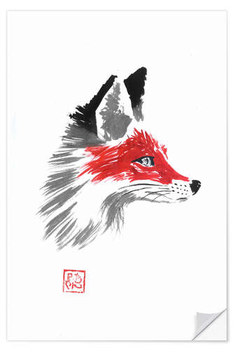 Naklejka na ścianę Red Fox