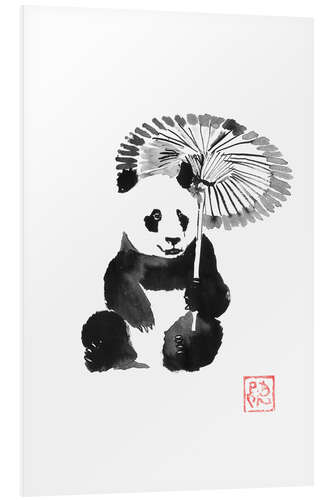 Cuadro de PVC Panda With Parasol