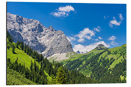 Aluminium print Rißtal and Karwendel Mountains