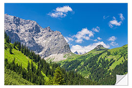 Sticker mural Rißtal and Karwendel Mountains