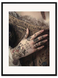 Gerahmter Kunstdruck Baby Girl - Dikhotomy