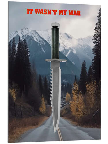 Tableau en aluminium John Rambo - First Blood