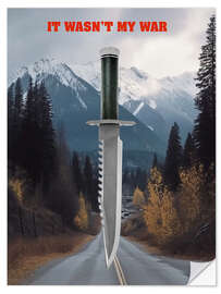 Wandsticker John Rambo - First Blood