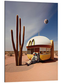 Obraz na aluminium Lunch on Mars - Dikhotomy