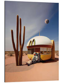 Magnettafel Mittagspause auf Mars