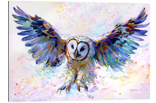 Gallery print Owl in the Winter Wind