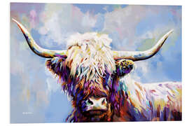 Foam board print Highland Cow