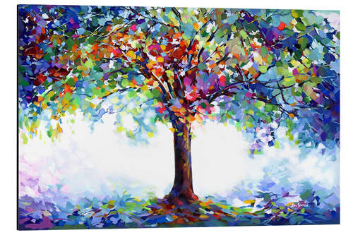 Aluminium print Tree of Joy and Serenity