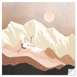 Wall sticker Sugar Mountain Crane