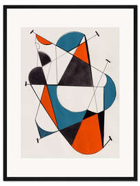 Gerahmter Kunstdruck Structura