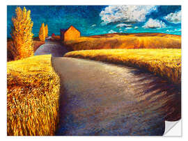 Wall sticker Wheat Path