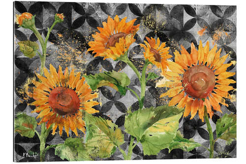 Gallery print Sunflowers on Moroccan Background