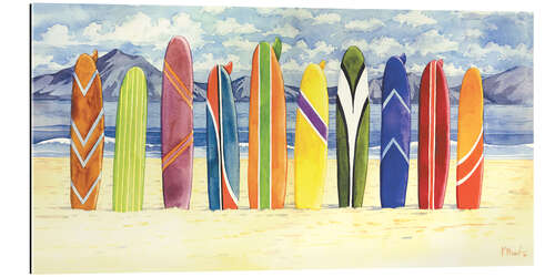 Gallery Print Bunte Surfboards