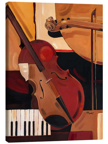 Tableau sur toile Abstract Violin