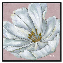 Gerahmter Kunstdruck White Bloom II