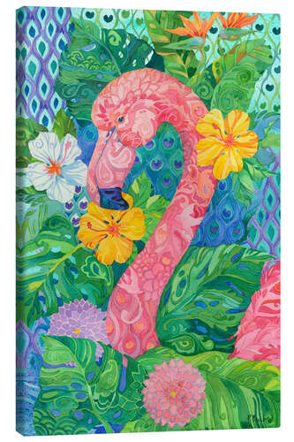 Canvas print Bohemian Flamingo