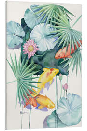 Magnettafel Koifische im Tropischen Teich