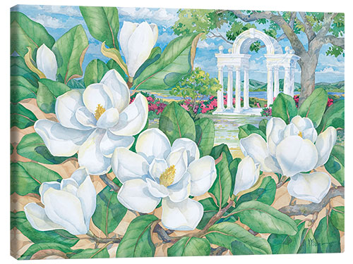 Canvas-taulu Magnolia Gazebo