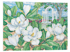 Foam board print Magnolia Gazebo