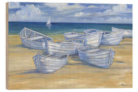 Tableau en bois Blanco Beach II