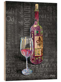 Cuadro de madera Chianti Wine - Paul Brent