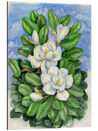 Aluminium print Magnolia