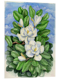 Foam board print Magnolia