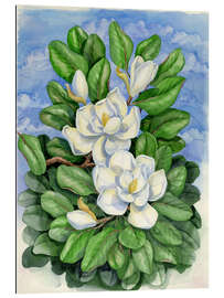 Tableau en plexi-alu Magnolia