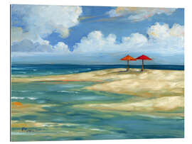 Gallery print Umbrella Beachscape