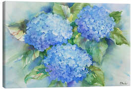 Stampa su tela Sky Blue Hydrangea