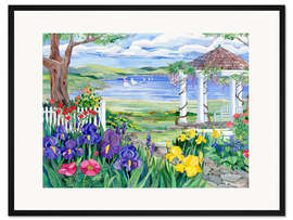 Gerahmter Kunstdruck Seeblick