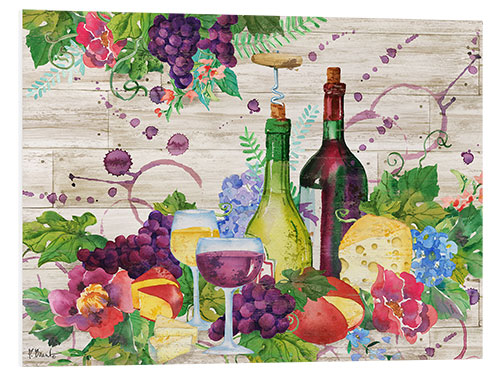 Foam board print Siena Wine II