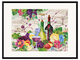 Gerahmter Kunstdruck Aperitif in Siena II