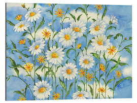 Aluminium print Heavenly Daisies