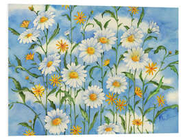 Foam board print Heavenly Daisies