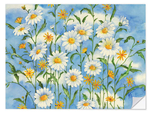 Wall sticker Heavenly Daisies