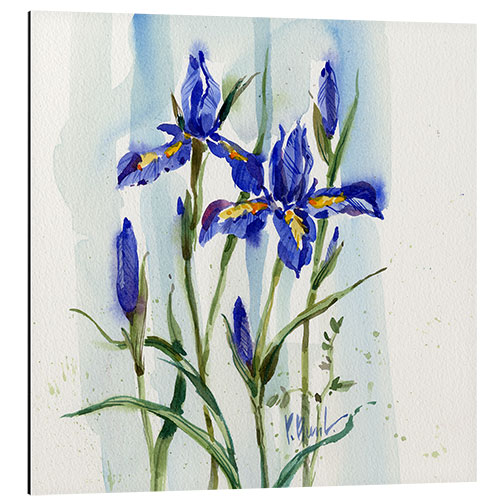 Aluminiumsbilde Blue Iris