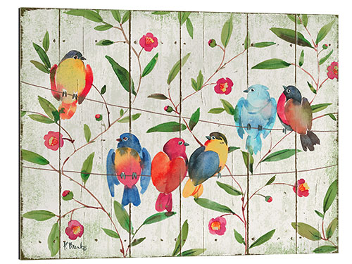 Gallery print Six Perched Birds