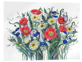 Acrylglasbild Where the Wild Flowers Bloom