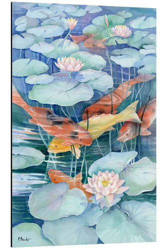 Tableau en aluminium Lily Pond