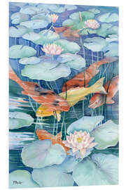 Foam board print Lily Pond