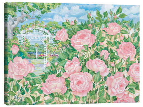 Canvas print Rose Trellis