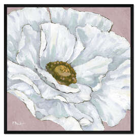 Gerahmter Kunstdruck White Bloom I