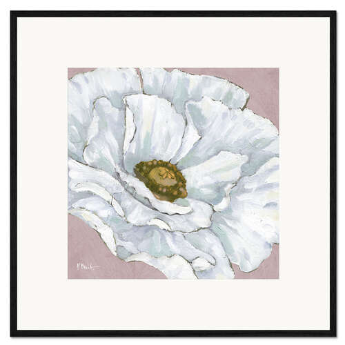 Framed art print White Bloom I