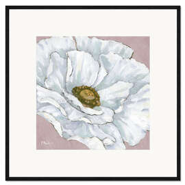 Framed art print White Bloom I
