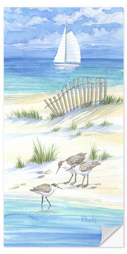 Sticker mural Sand Plover