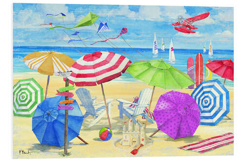 Quadro em PVC Umbrella Coast II