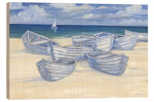 Tableau en bois Blanco Beach I