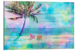 Magnettafel Palmenbucht Mirage