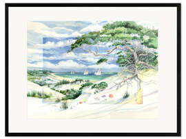 Impression artistique encadrée Bay Dunes